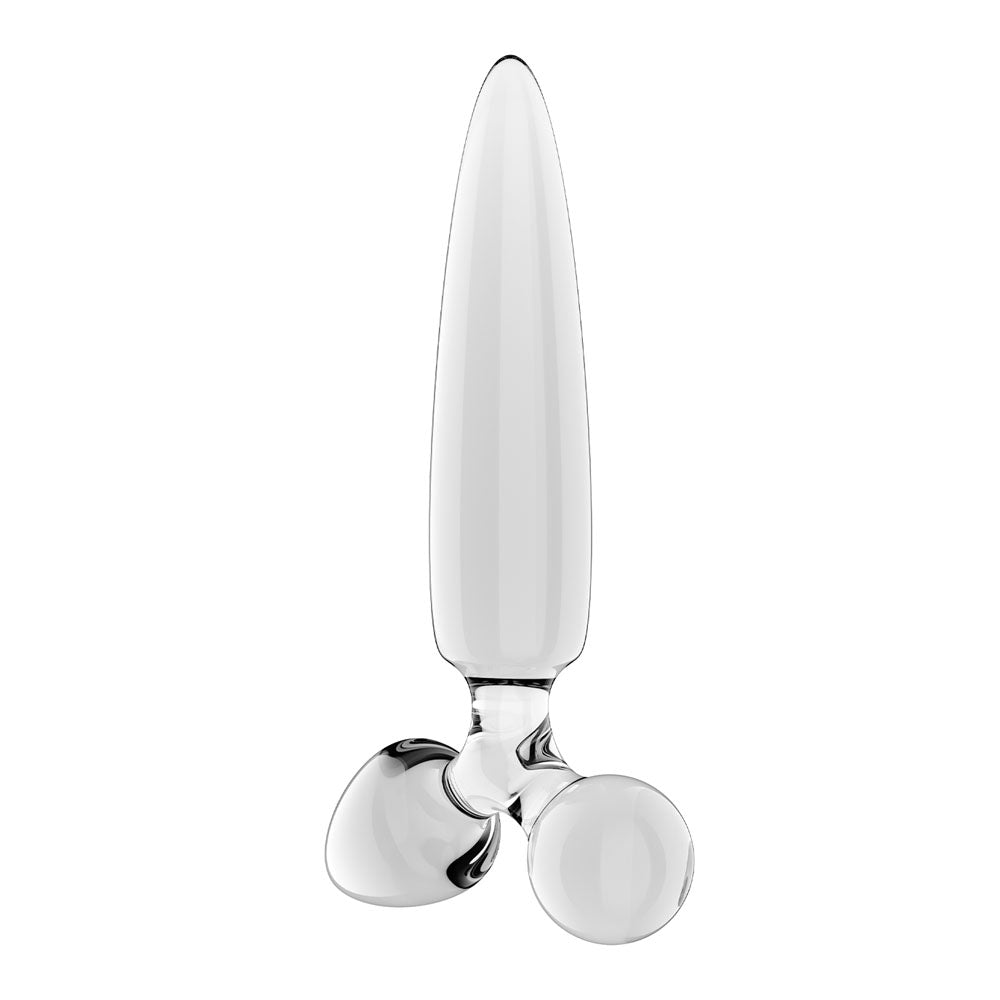 Satisfyer Triple Crystal 1 -  -  Glass 3-in-1 Butt Plug