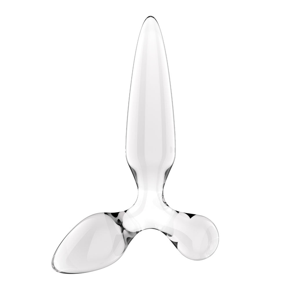 Satisfyer Triple Crystal 2 -  -  Glass 3-in-1 Butt Plug