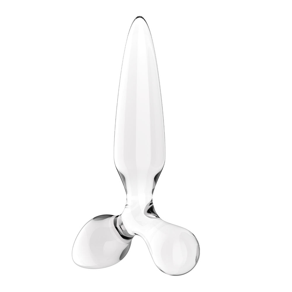 Satisfyer Triple Crystal 2 -  -  Glass 3-in-1 Butt Plug