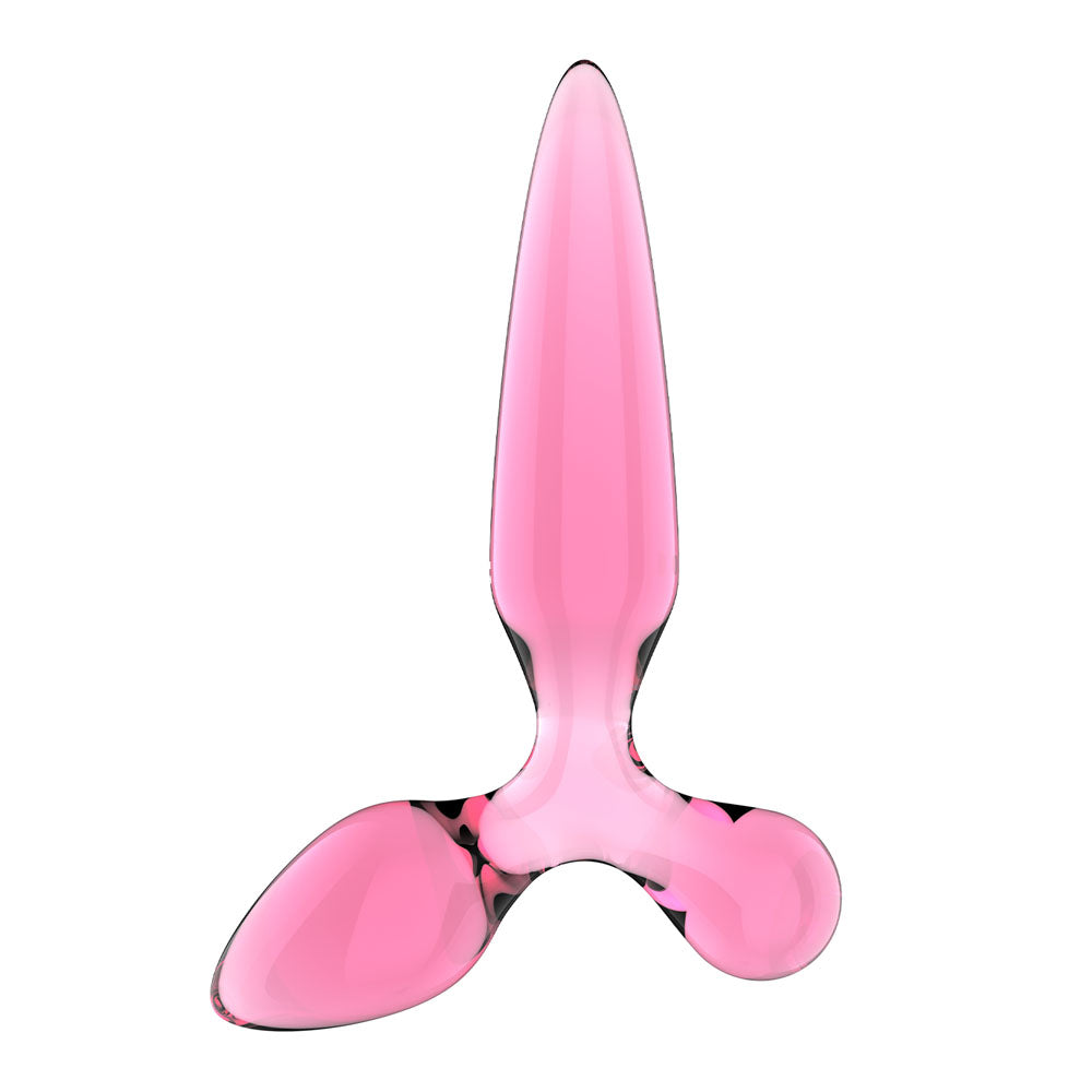 Satisfyer Triple Crystal 2 -  -  Glass 3-in-1 Butt Plug