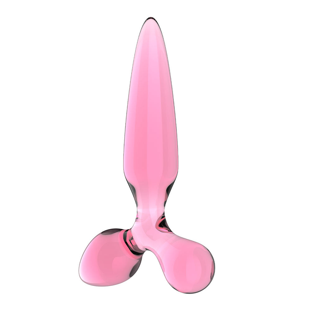 Satisfyer Triple Crystal 2 -  -  Glass 3-in-1 Butt Plug