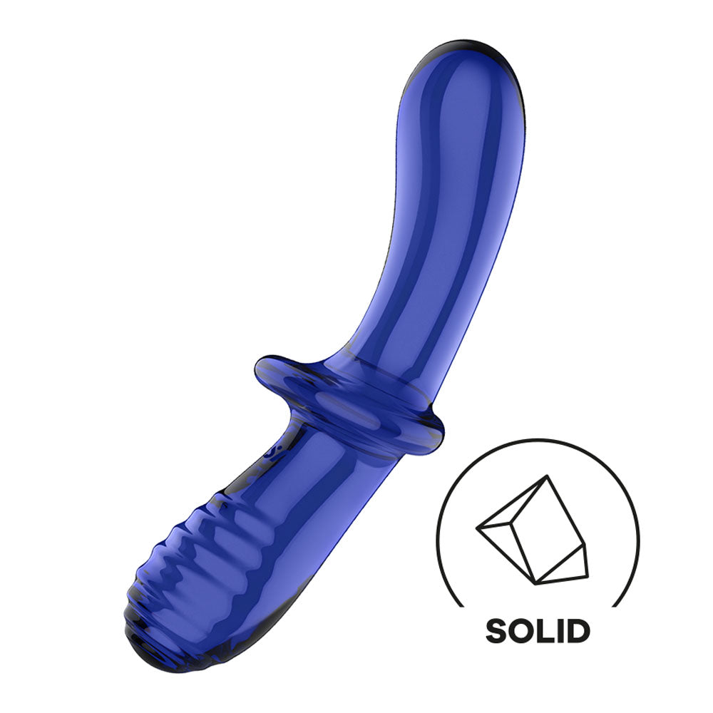 Satisfyer Double Crystal -  -  Glass Double Ended Dildo