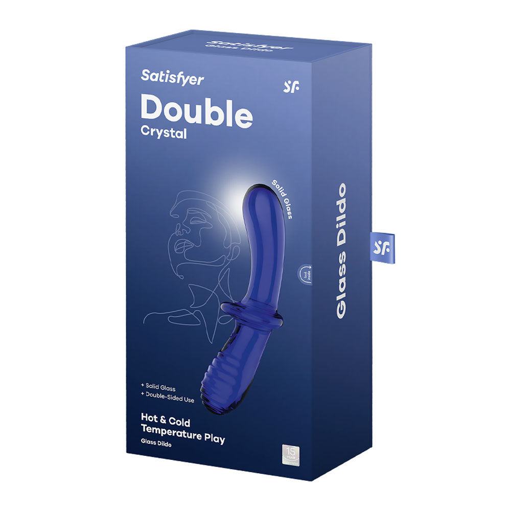 Satisfyer Double Crystal -  -  Glass Double Ended Dildo