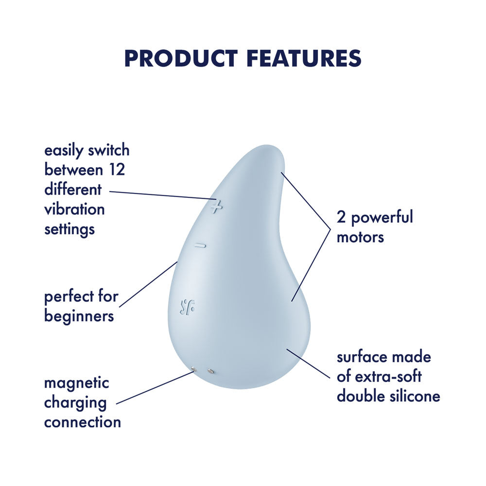 Satisfyer Dew Drop - Light  USB Rechargeable Stimulator
