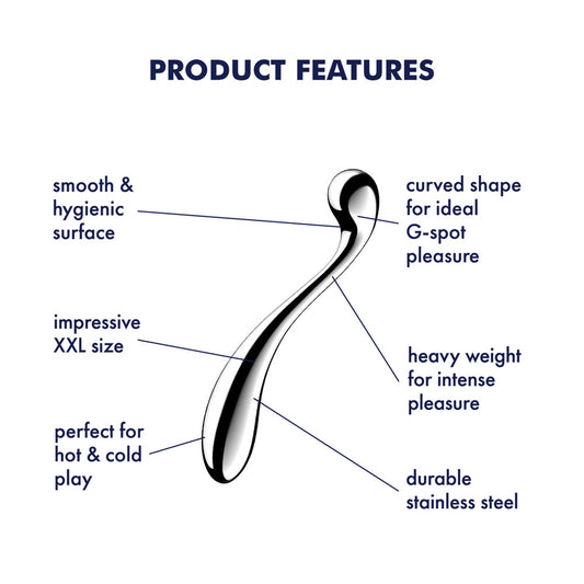 Satisfyer Star Force 4 -  Steel 26 cm Dildo