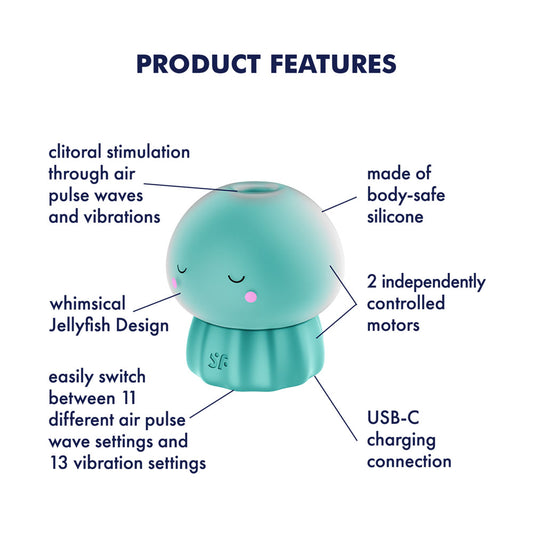Satisfyer Jelly-cious -  -  USB Rechargeable Air Pulse Stimulator