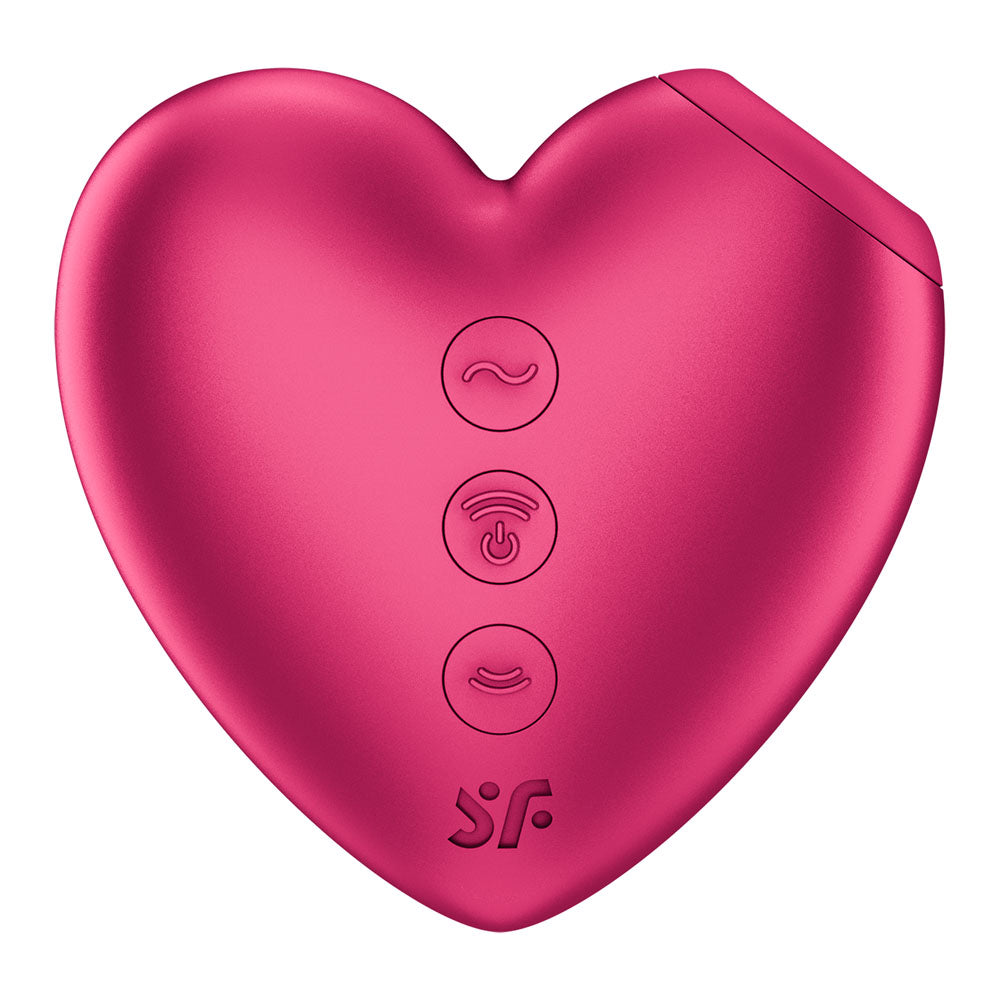 Satisfyer Cutie Heart - Battery Operated -  Air Pulsation Stimulator with Vibration