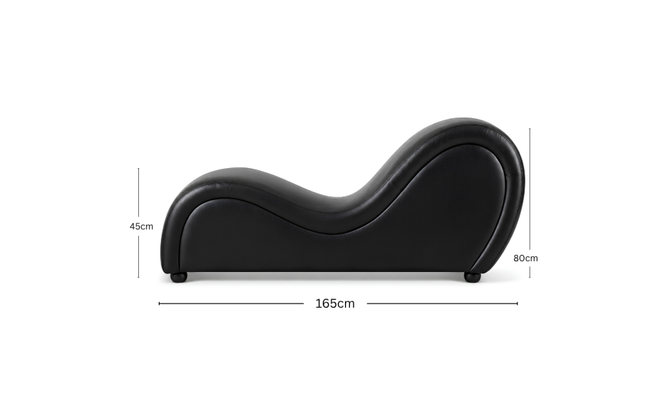 Kama Sutra Chaise Love Lounge Black