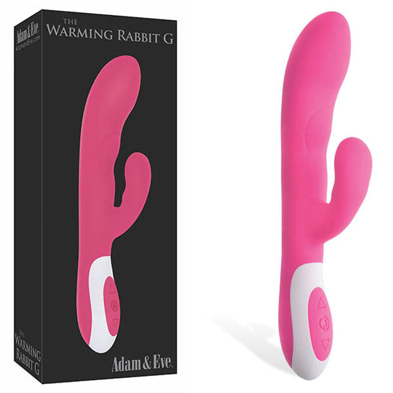 Adam & Eve The Warming Rabbit G -  21.6 cm (8.5'') USB Rechargeable Warming Rabbit Vibrator