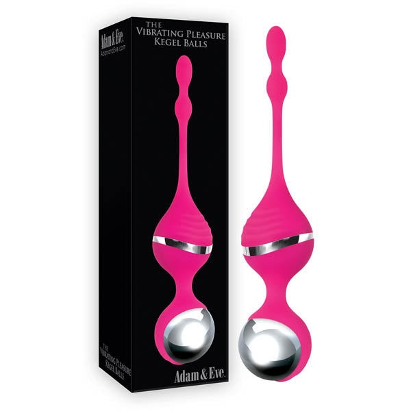 Adam & Eve Vibrating Pleasure Kegel Balls -  USB Rechargeable Kegel Balls