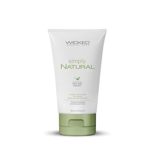 Wicked Simply Natural - Water Based Lubricant - 120 ml (4 oz) Bottle