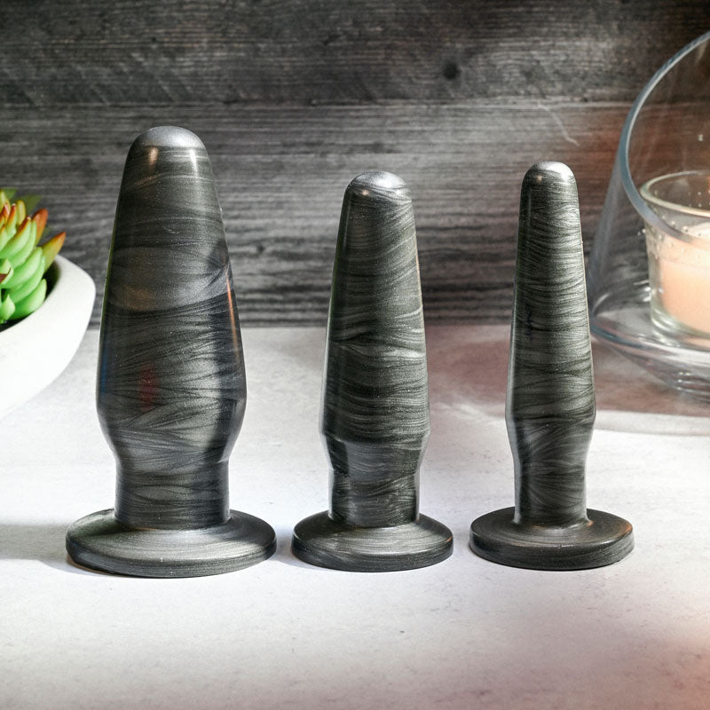 Adam & Eve ANAL ROCKETS TRAINER SET -  Butt Plugs - Set of 3 Sizes