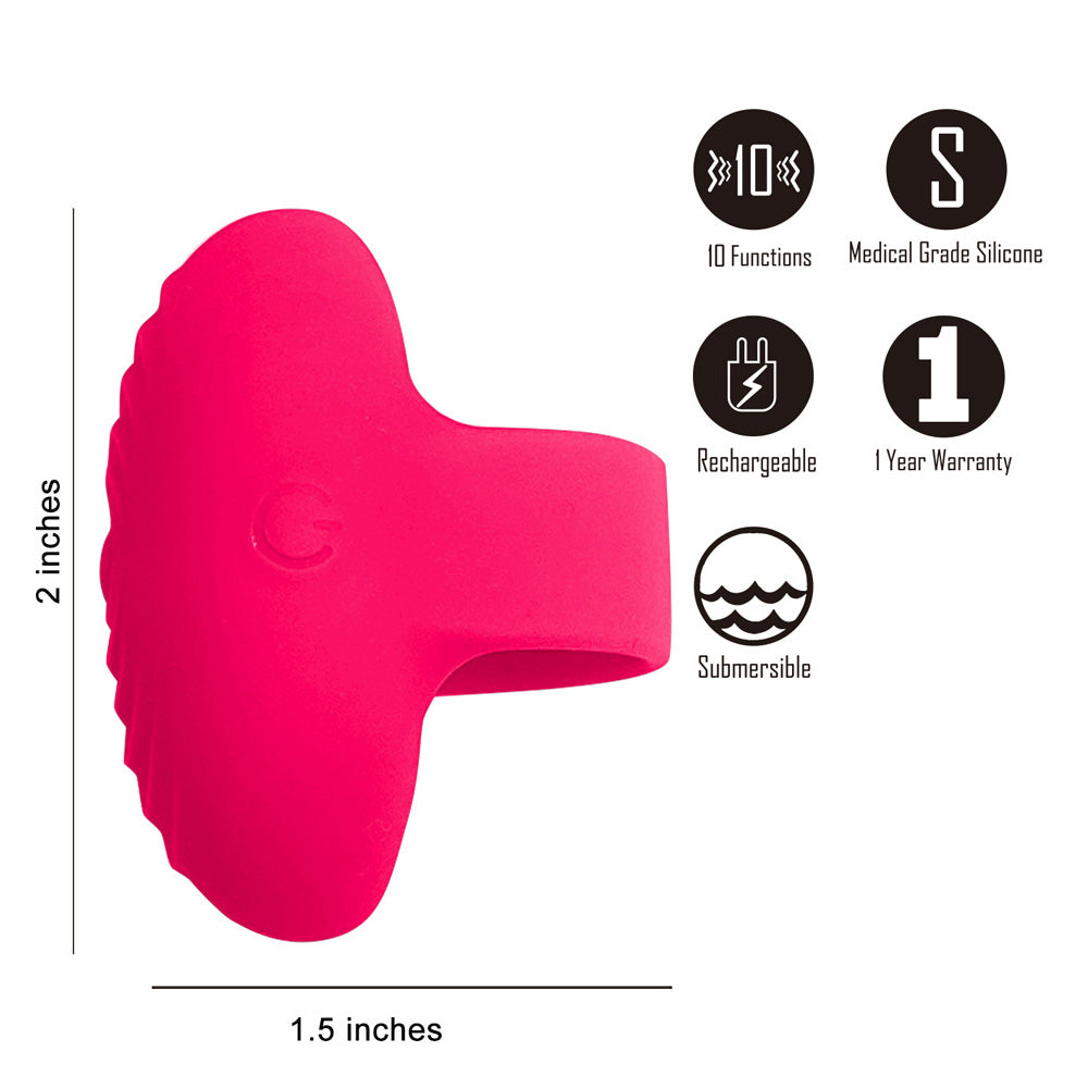 Maia RUBY -  USB Rechargeable Finger Stimulator