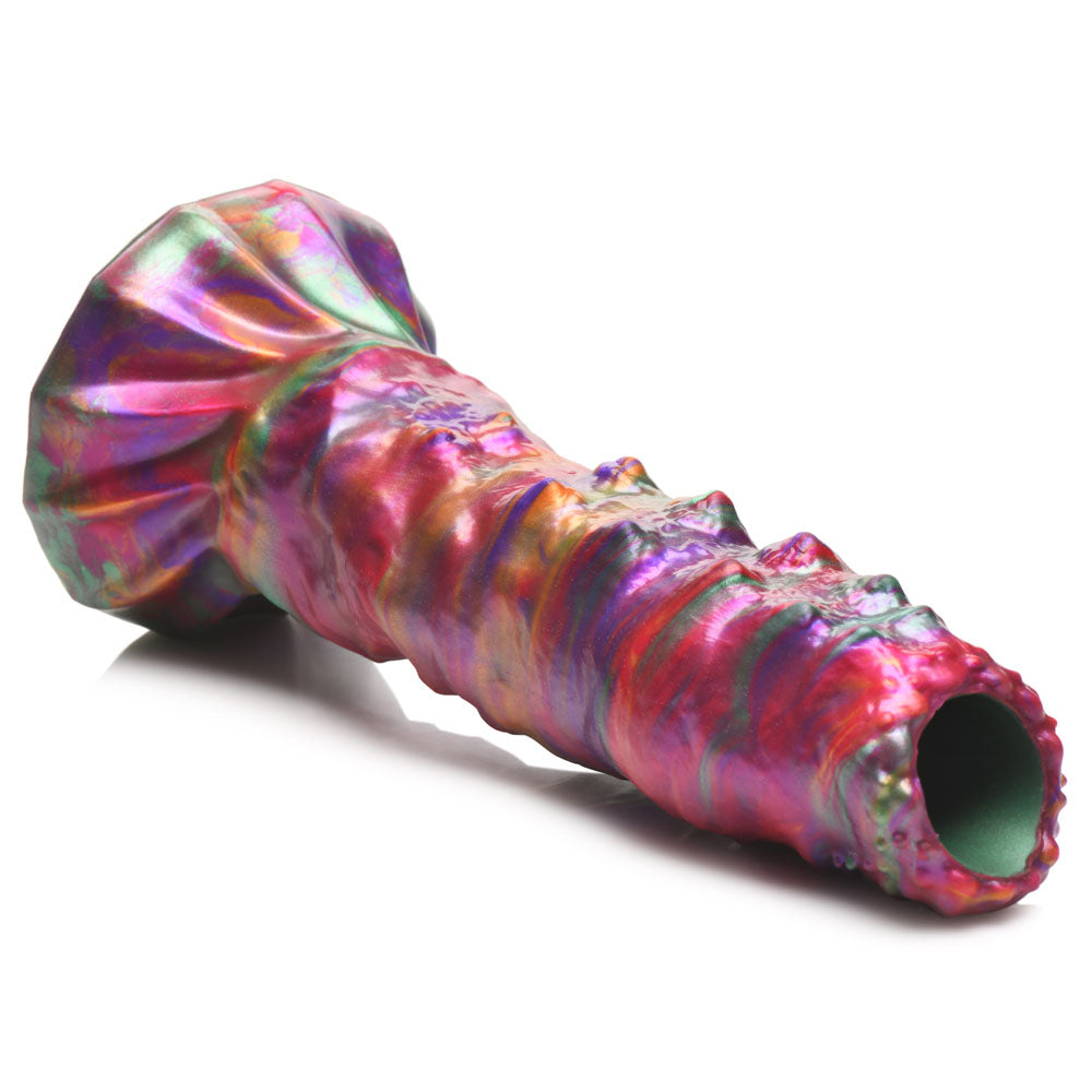 Creature Cocks Larva Silicone Dildo -  22.9 cm Fantasy Dildo with Eggs