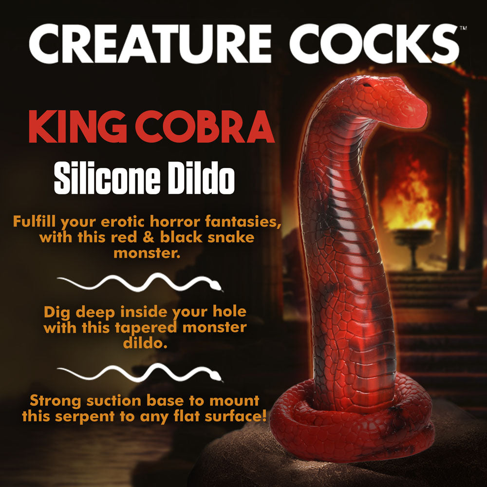 Creature Cocks King Cobra Silicone Dildo -  21.4 cm Fantasy Dildo