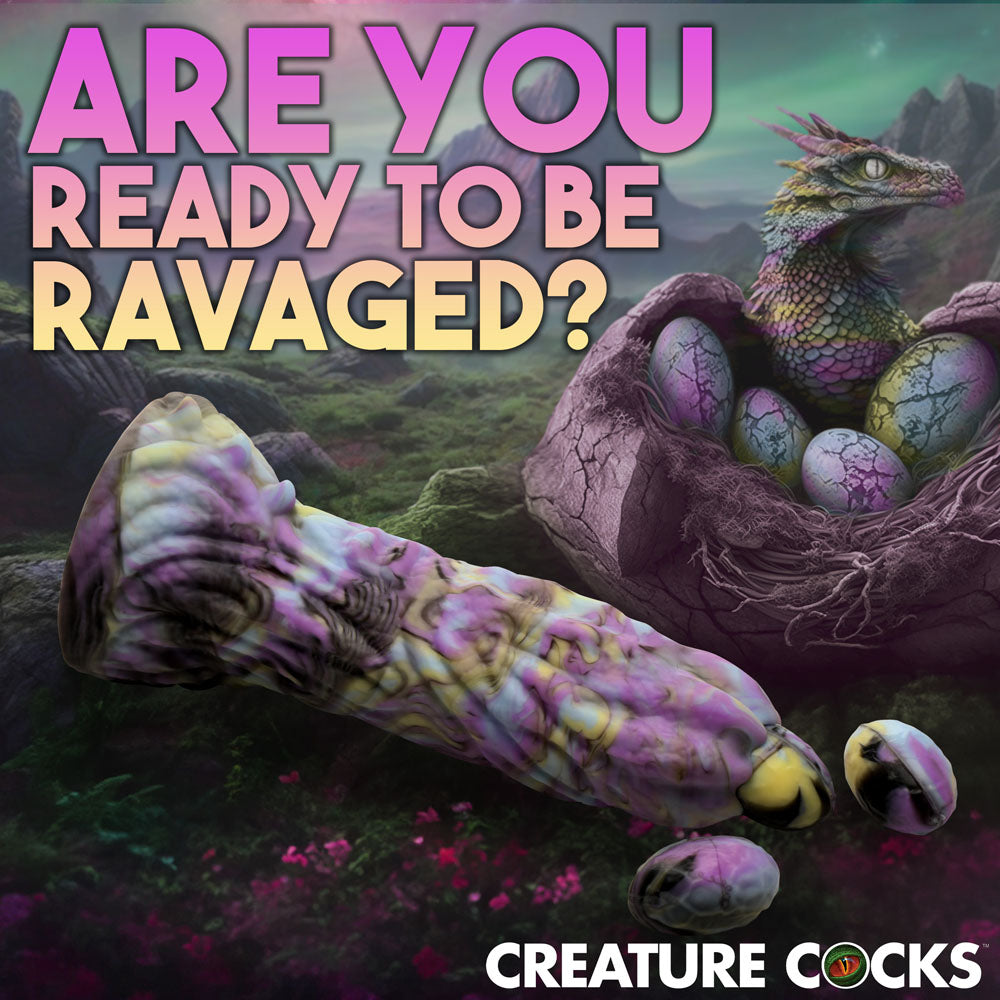 Creature Cocks Dragon Spawn - Multi- 18.5 cm Ovipositor Fantasy Dildo