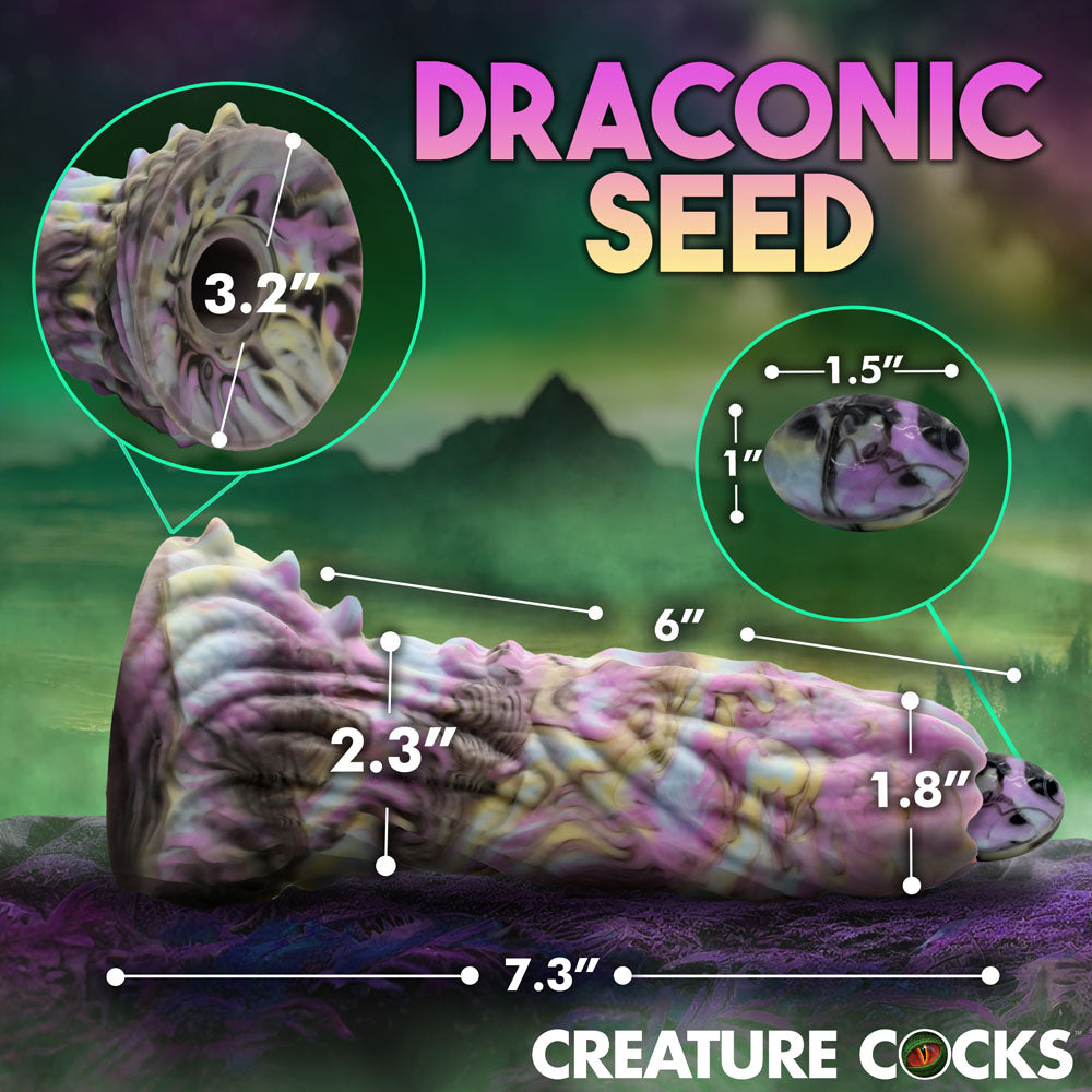 Creature Cocks Dragon Spawn - Multi- 18.5 cm Ovipositor Fantasy Dildo