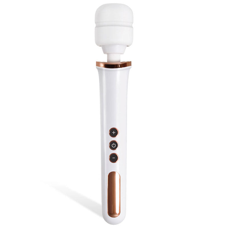 Adam & Eve Rechargeable Magic Massager - Rose Gold/ 33 cm USB Rechargeable Massager Wand