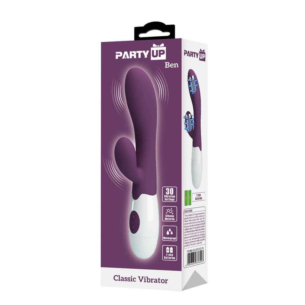 Party Up BEN Classic Vibe -  -  20 cm Rabbit Vibrator