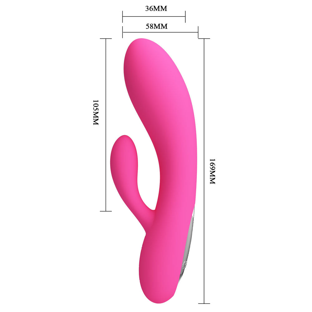 Party Up CLARE Flexible Vibe -  -  16.9 cm USB Rechargeable Rabbit Vibrator