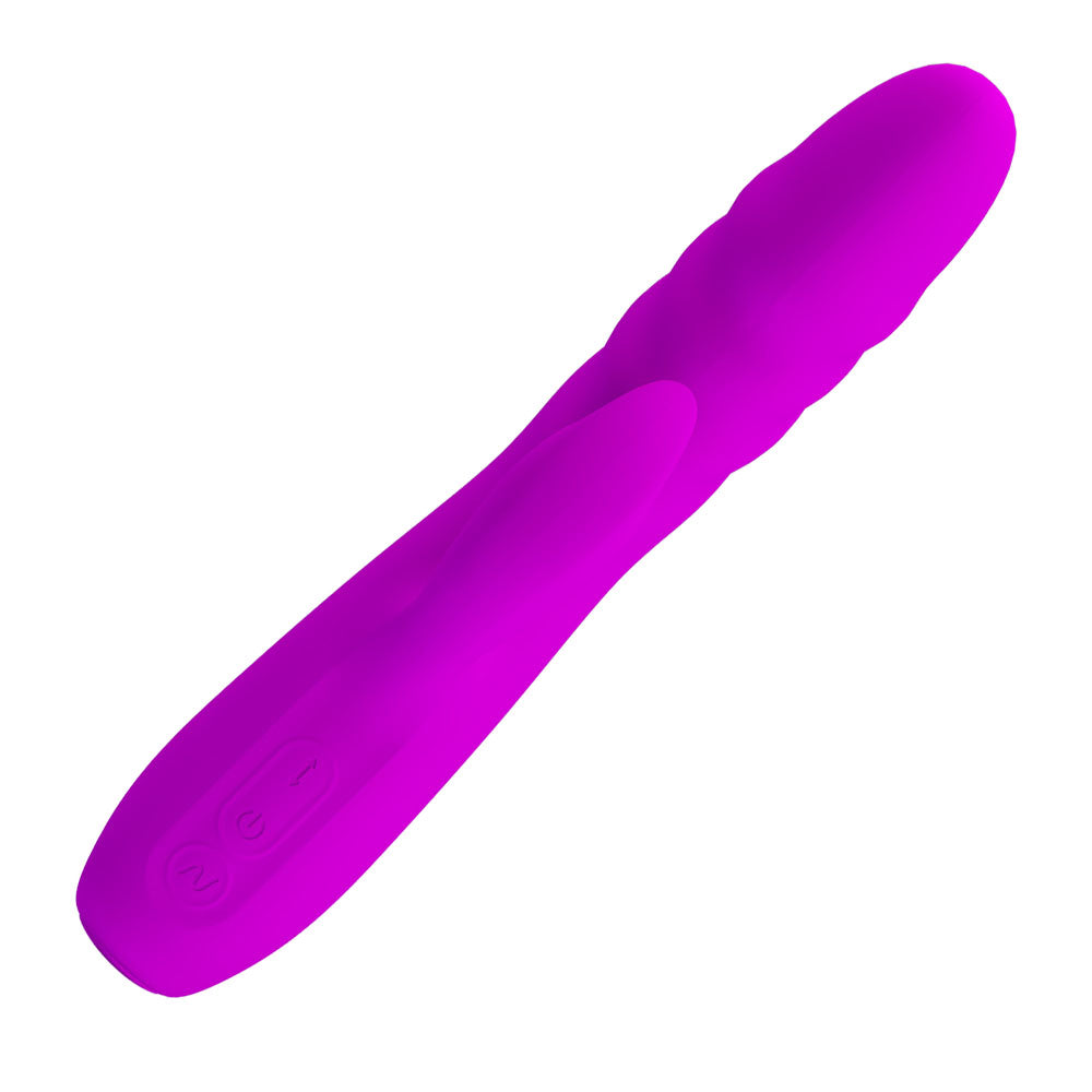 Party Up BOB Thrusting Vibe -  -  25 cm USB Rechargeable Thrusting Rabbit Vibrator