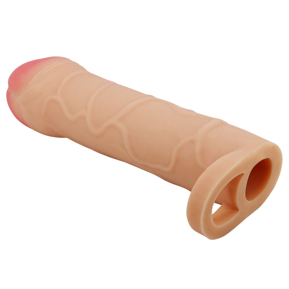Party Up OWEN 1 Inch Extender Sleeve -  1 Inch Penis Extender Sleeve with Ball Strap