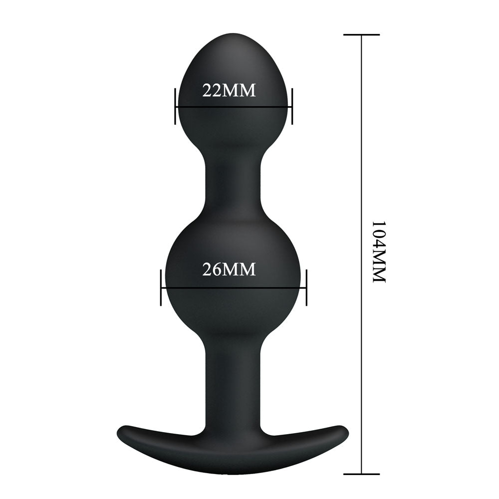 Party Up JAMES Anal Bead Plug -  10.4 cm Beaded Butt Plug