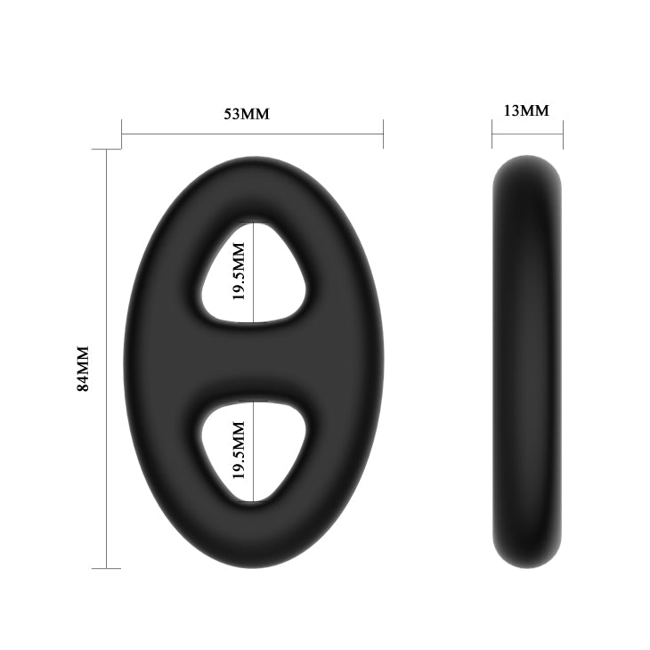 CRAZY BULL Oval Cock & Ball Ring -  Cock & Ball Ring