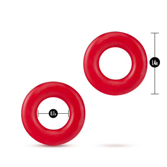 Stay Hard Donut Rings -  Cock Rings - Set of 2