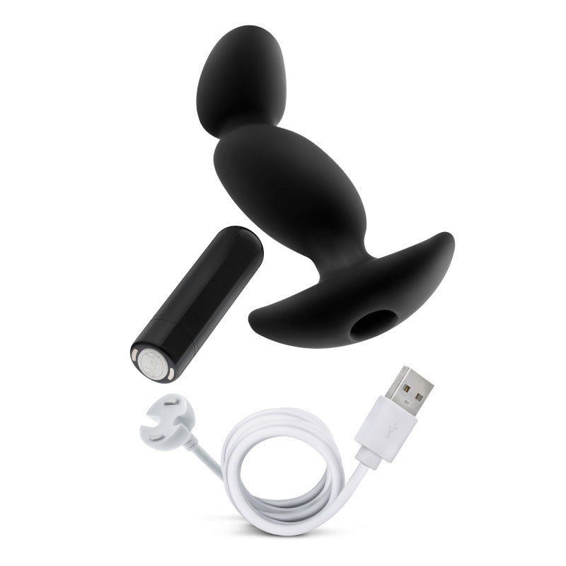 Anal Adventures Platinum Vibrating Prostate Massager 04 -  16.5 cm USB Rechargeable Prostate Massager