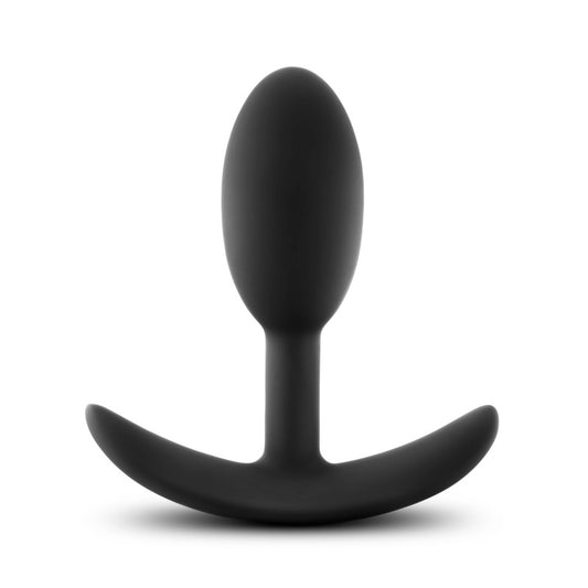 Anal Adventures Platinum Vibra Slim Plug -  8.9 cm Small Butt Plug with Internal Ball
