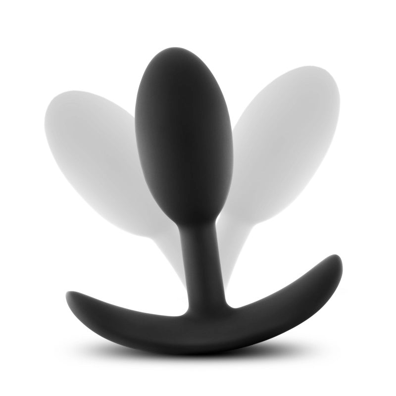 Anal Adventures Platinum Vibra Slim Plug -  8.9 cm Small Butt Plug with Internal Ball