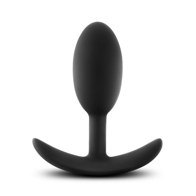 Anal Adventures Platinum Vibra Slim Plug -  10.1 cm Butt Plug with Internal Ball