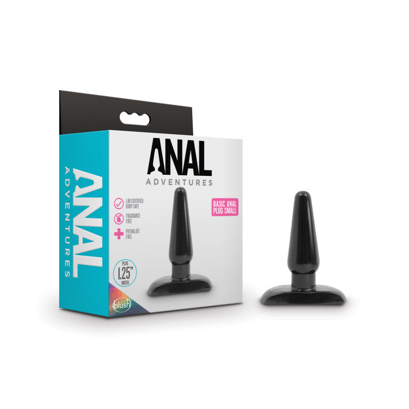 Anal Adventures Basic Anal Plug - Small -  10.8 cm Butt Plug