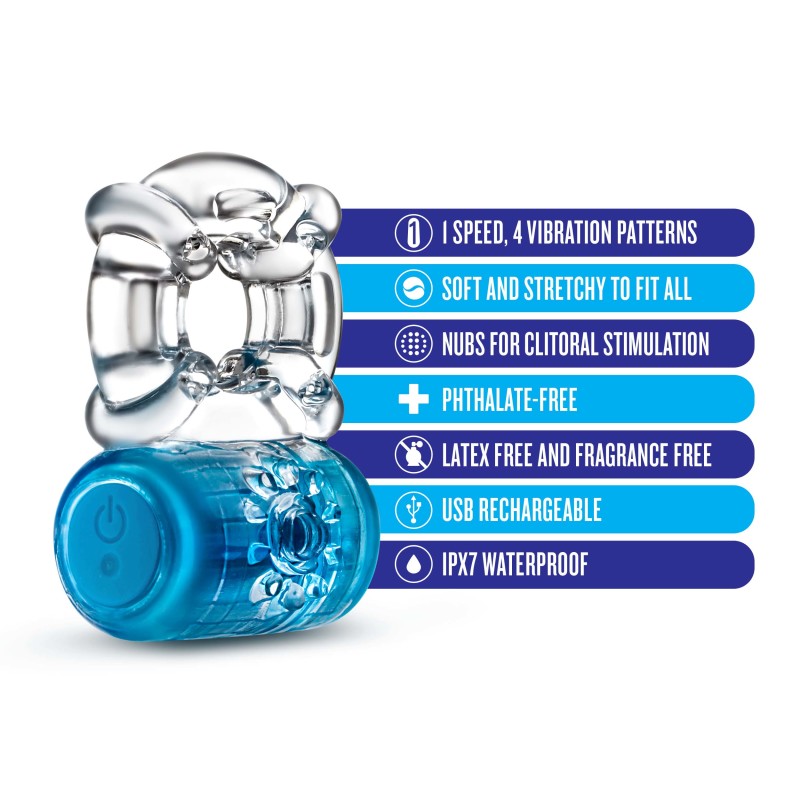 Play With Me Pleaser Rechargeable C-Ring -  -  Rechargeable Cock Ring
