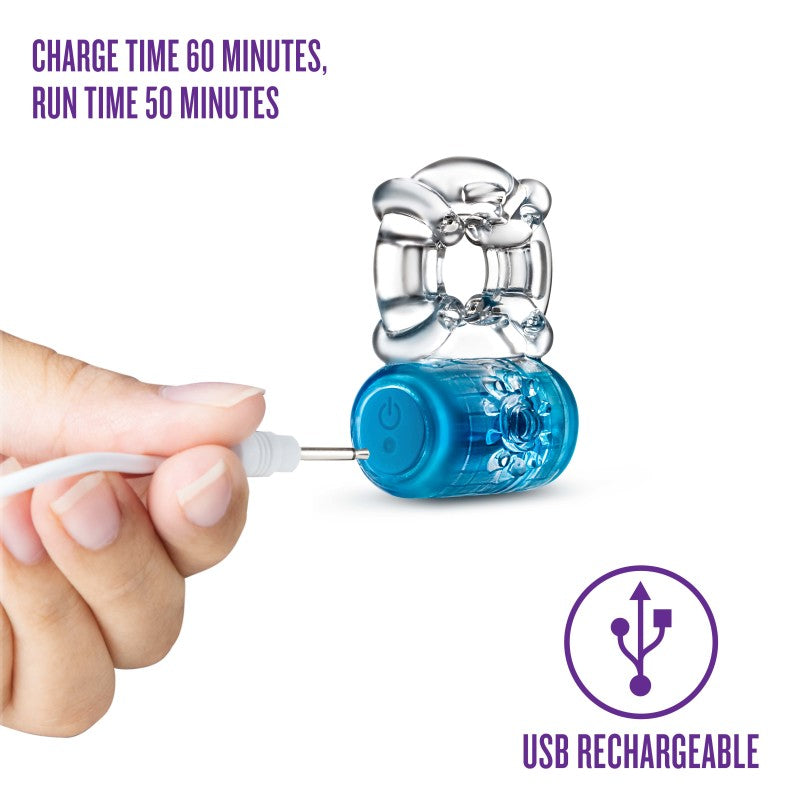 Play With Me Pleaser Rechargeable C-Ring -  -  Rechargeable Cock Ring
