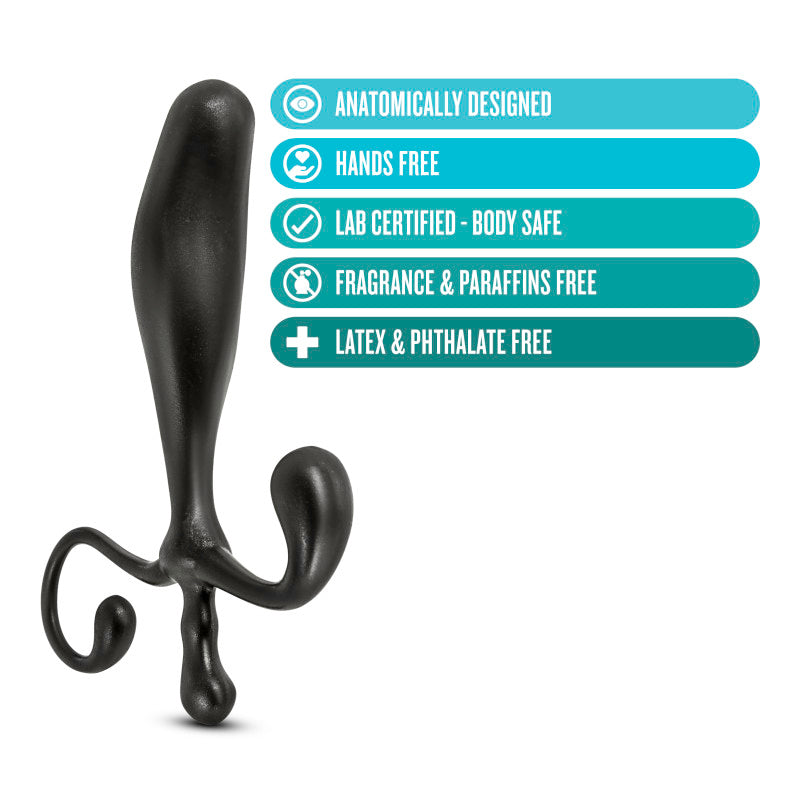 Anal Adventures Prostate Stimulator -  12.7 cm Prostate Massager