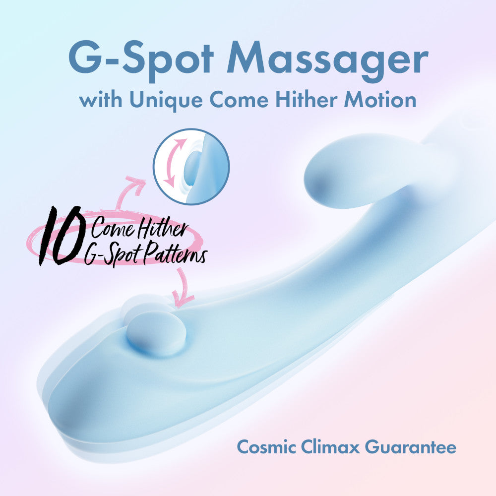 Play With Me - Moondust Magic -  20.3 cm USB Rechargeable Rabbit Vibrator