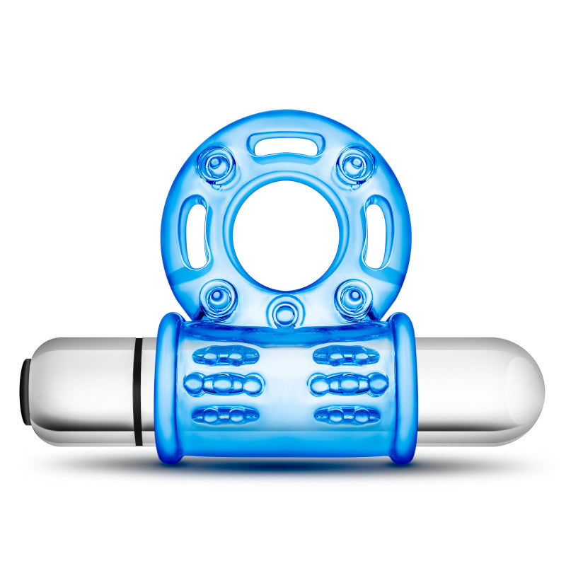Stay Hard 10-Function Vibrating Bull Ring -  Vibrating Cock Ring