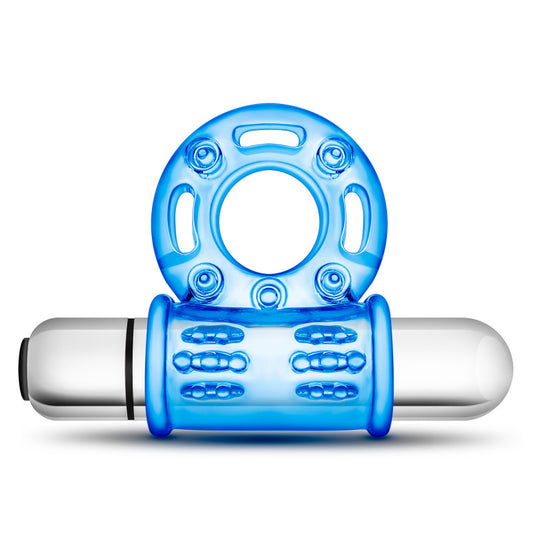 Stay Hard 10-Function Vibrating Bull Ring -  Vibrating Cock Ring