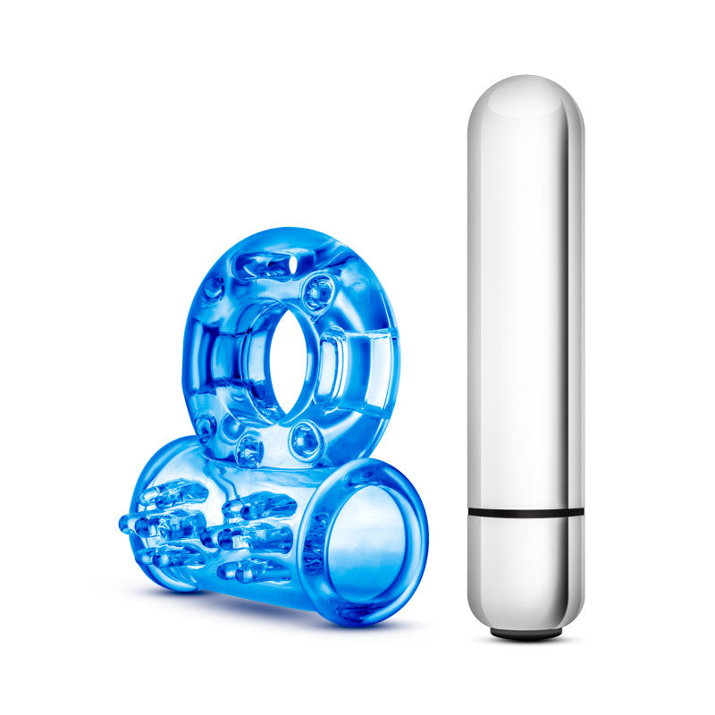 Stay Hard 10-Function Vibrating Bull Ring -  Vibrating Cock Ring