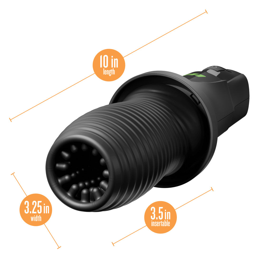 M For Men - 3rd Base -  USB Rechargeable Vibrating & Rotating Auto Stroker