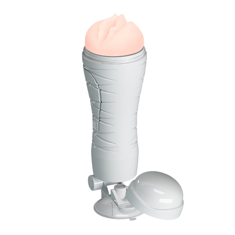 CRAZY BULL Flora Stroker -  Squeezable Vagina Stroker with Suction Base