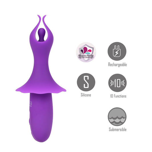 Maia SIENNA -  -  15.2 cm USB Rechargeable Fluttering Bullet