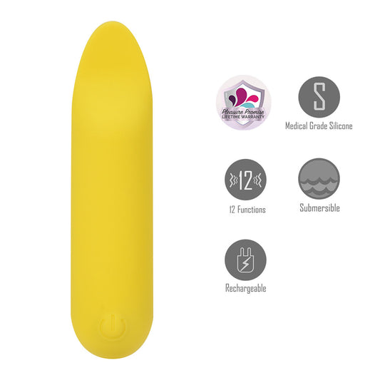 Maia TAWNI -  -  9 cm USB Rechargeable Bullet with Flickering Tip