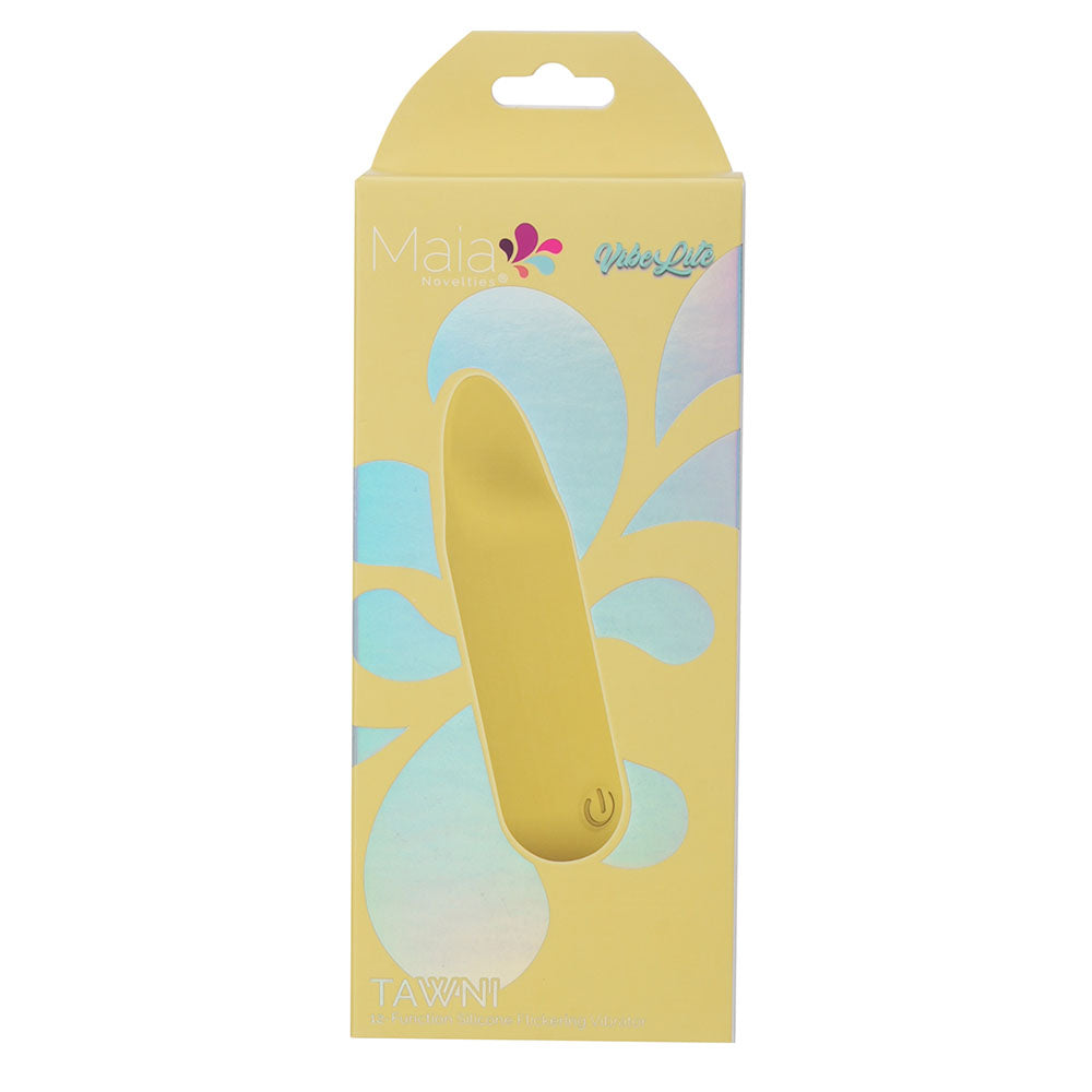 Maia TAWNI -  -  9 cm USB Rechargeable Bullet with Flickering Tip
