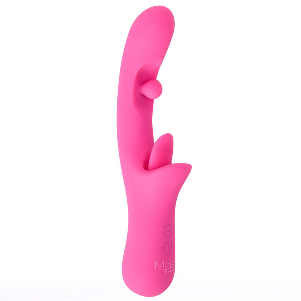Maia ALORA -  24.1 cm USB Rechargeable Rotating & Licking Vibrator