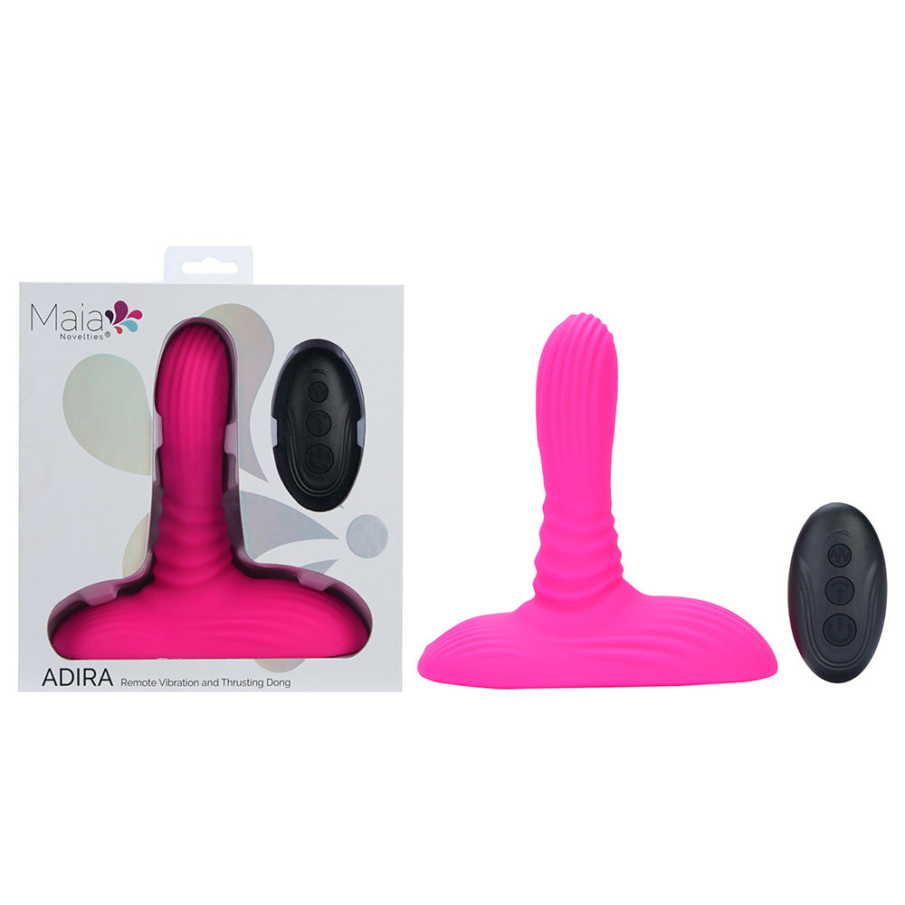 Maia ADIRA -  USB Rechargeable Thrusting Vibrator with Wireless Remote