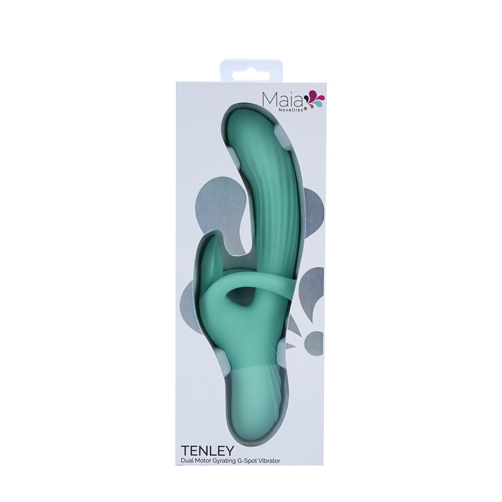 Maia TENLEY - Mint  24.1 cm USB Rechargeable Gyrating Rabbit Vibrator