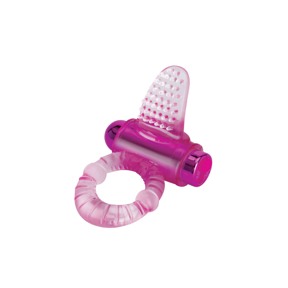 Bodywand Rechargeable Lick It Pleasure Ring -  USB Rechargeable Vibrating Cock Ring
